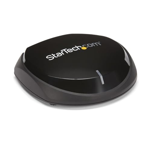 StarTech.com Bluetooth 5.0 Audio Empfänger mit NFC - BT Audio Adapter Für Stereoanlagen, HiFi, Verstärker - 20m Reichweite, aptx - 3,5mm/RCA oder Digital Toslink/SPDIF Optisches Ausgang - (BT52A) von StarTech.com