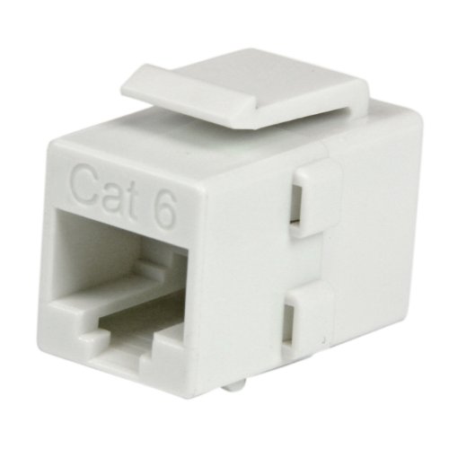 StarTech.com Cat 6 RJ45 Keystone Jack - Cat6 Netzwerkkoppler - RJ 45 Netzwerk Kuplung - Buchse/Buchse - Weiß StarTech.com Cat 6 RJ45 Keystone Jack - Cat6 Netzwerkkoppler - RJ 45 Netzwerk Kuplung - Buchse/Buchse - Weiß von StarTech.com
