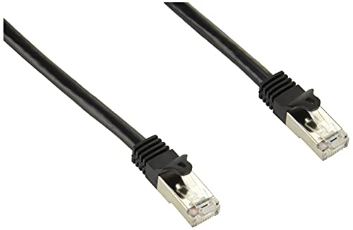 StarTech.com Cat6 Netzwerkkabel, geschirmtes (SFTP) Patchkabel, 0,5m, Schwarz von StarTech.com