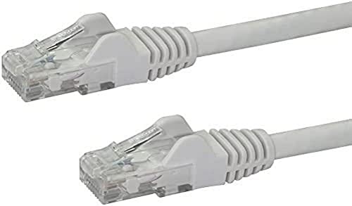 StarTech.com Cat6 Snagless RJ45 Netzwerkkabel, 7m, Weiß, Cat 6 Ethernet UTP Kabel 7 Meter von StarTech.com