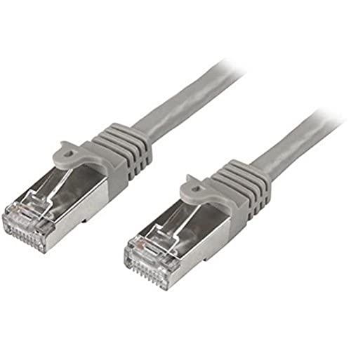 StarTech.com Cat6 geschirmtes (SFTP) Netzwerkkabel 0,5m, Snagless Gigabit Patchkabel, Grau von StarTech.com