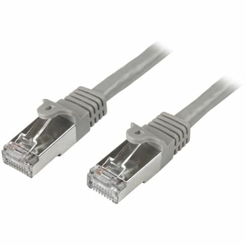StarTech.com Cat6 geschirmtes (SFTP) Netzwerkkabel 5m, Snagless Gigabit Patchkabel, Grau von StarTech.com