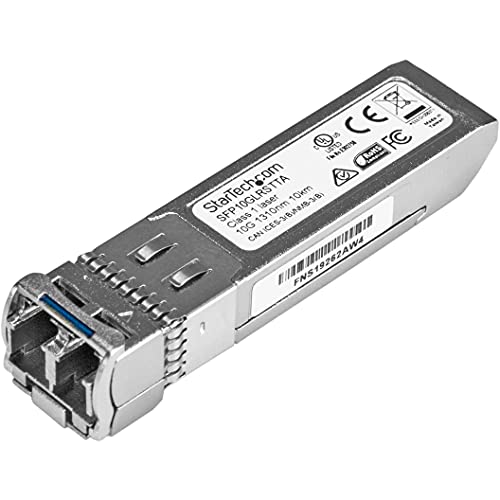 StarTech.com Cisco SFP-10G-LR-S Kompatibles SFP+ Modul, 10GBASE-LR, 10GbE Single Mode Glasfaser/LWL Transceiver, LC 10km von StarTech.com