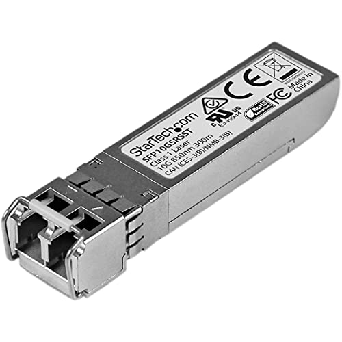 StarTech.com Cisco SFP-10G-SR-S kompatibel SFP+ - 10 Gigabit Fiber 10GBase-SR SFP+ Transceiver Modul - MM LC mit DDM - 300m von StarTech