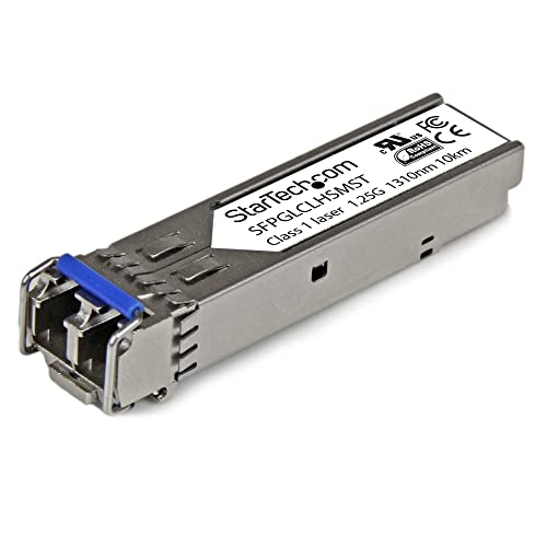 StarTech.com Cisco kompatibles Gigabit SFP Transceiver Modul SM LC - Mini-GBIC bis 10Km - Glasfaser Transceiver mit 1310nm 1000Base-LH von StarTech.com