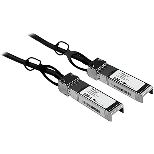 StarTech.com Cisco kompatibles SFP+ Twinax Kabel (1m, 10GBASE-CU SFP+ Direct Attach, passiv, 10Gigabit Kupfer Netzwerkkabel) von StarTech.com