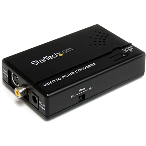 StarTech.com Composite und S-Video auf VGA Video Konverter mit Scaler - VGA zu RCA (YPbPr) Adapter - 1600x1200 von StarTech.com