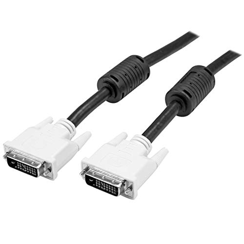 StarTech.com DVI-D Dual Link Kabel 3m (Stecker/Stecker) - DVI 24+1 Pin Monitorkabel Dual Link - DVI Anschlusskabel mit Ferritkernen von StarTech.com