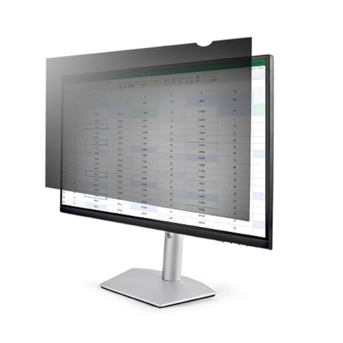 StarTech.com Displayschutzfolie für 23,8 Zoll (60cm) PC Display - Monitor Blickschutzfolie - Bildschirmsichtschutz - Blau Licht Filter - 16:9 Breitbild - Matt/Hochglanz (PRIVACY-SCREEN-238M) von StarTech.com