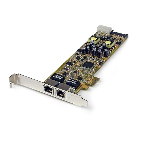StarTech.com Dual Port PCI Express Gigabit Netzwerkkarte - 2 Port RJ45 PCIe PoE/PSE NIC Server Adapter - 10/100/1000 Mbit von StarTech.com