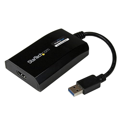 StarTech.com Externer USB 3.0 auf HDMI-Videokartenadapter - Dual-Monitor-Adapter - Externe HDMI Grafikkarte - Grafikkarte für 2 Monitore - Externe Grafikkarte für Laptops - HD 1080p (USB32HDPRO) von StarTech.com