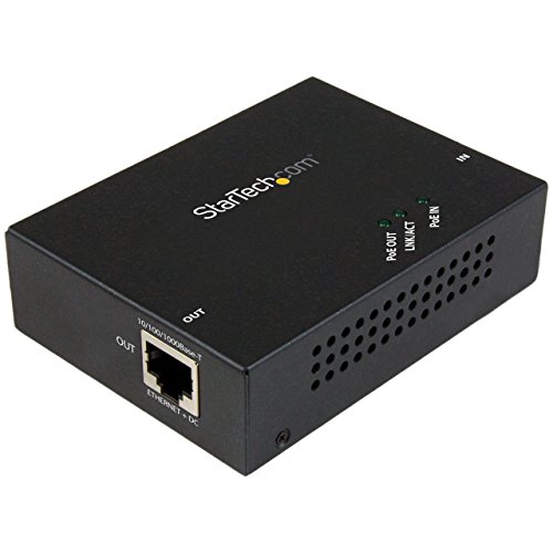 StarTech.com Gigabit PoE+ Extender, 802.3at/af, 100m, Power over Ethernet Extender, PoE Repeater / Verlängerung von StarTech.com