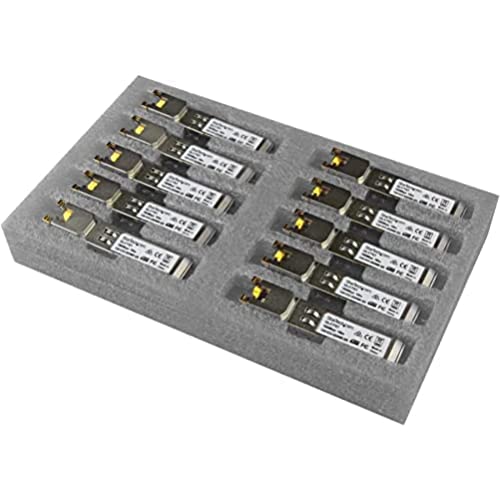 StarTech.com Gigabit RJ45 Kupfer SFP Transceiver Modul, Cisco GLC-T kompatibel, 1000Base-T, Mini-GBIC, 10er Pack von StarTech.com