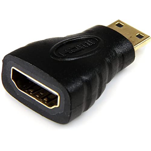 StarTech.com HDMI® auf Mini HDMI® Adapter Buchse / Stecker - HDMI Kabel / Kupplung für Kamera zu einem TV oder Monitor - 1080p von StarTech.com