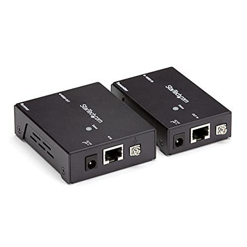 StarTech.com HDMI Over CAT 5 Extender HDMI Over CAT5 HDBaseT, ST121HDBTE (HDMI Over CAT5 HDBaseT Extender - Power Over Cable - Ultra HD 4K, AV Transmitter & Receiver, 4096 x) von StarTech.com