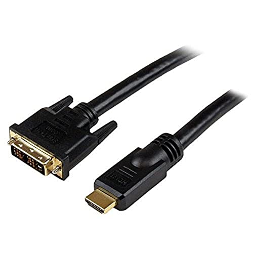 StarTech.com HDMI auf DVI-D Kabel (10 m, HDMI/DVI-D Adapterkabel (Stecker/Stecker), HDMI (19 Pin) auf DVI-D (19 Pin) Videokabel) von StarTech.com