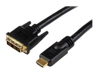 StarTech.com HDMI auf DVI-D Kabel 3m (Stecker/Stecker) - HDMI/DVI Adapterkabel - HDMI Videokabel, 3 m, HDMI, DVI-D, Männlich, Männlich, Gold von StarTech.com