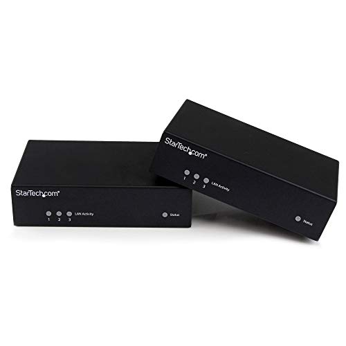 StarTech.com HDMI über Cat5e / Cat6 Extender mit Power Over Cable, RS232, IR und 10/100 Ethernet, 100m, HDMI over Cat5e Verlängerung von StarTech.com