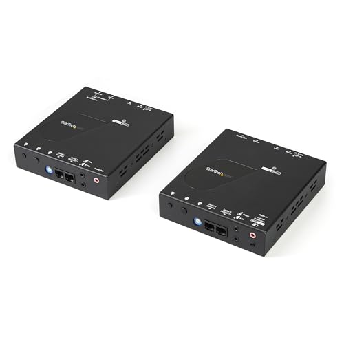 StarTech.com HDMI über IP Extender Kit - Video over IP Externeder mit Videowand unterstützung - HDMI Extender / Verlängerung - 4K von StarTech