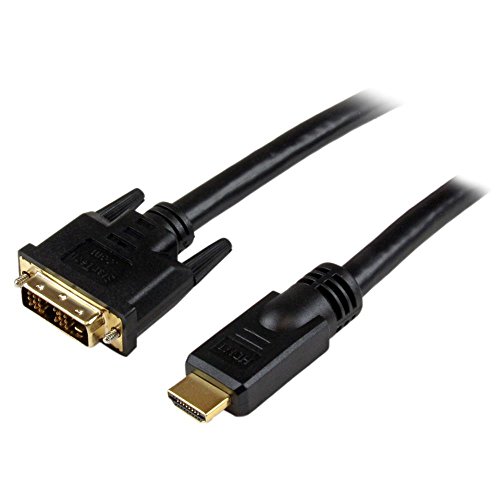 StarTech.com HDMIDVIMM30 Kabel (HDMI auf DVI-D-Stecker, bidirektionales HDMI-DVI-D-Kabel, 9 m) von StarTech.com