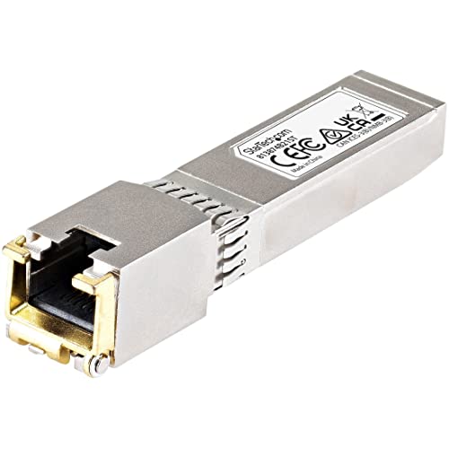 StarTech.com HP 813874-B21 kompatibles SFP+ Transceiver Modul - 10GBase-T - MSA konform - RJ45 SFP+ Modul - 10GBase-T - 30m mit CAT6a von StarTech.com