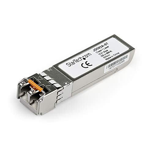 StarTech.com JD093A-ST Transceiver Modul (SFP+ Module, 10GBase-LRM HP kompatibel, Glasfaser, 1310 nm, LC Multimode mit DDM) von StarTech.com