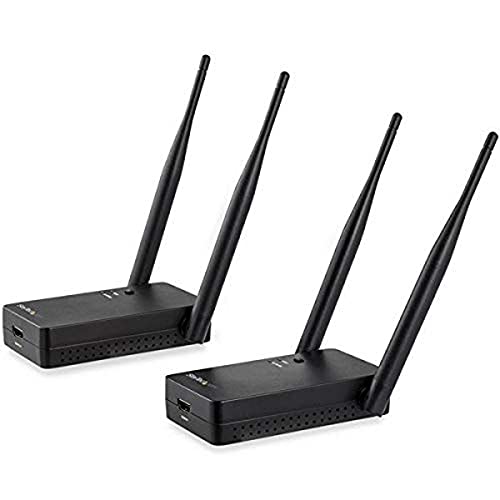 StarTech.com Kabelloses HDMI-Extender-Kit - 200 m - 1080p - HDMI über wireless Extender - LPCM 5.1 / 7.1 Audio (ST121WHDLR) von StarTech.com