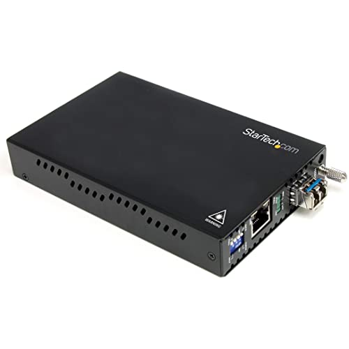 StarTech.com LWL / Glasfaser Gigabit Ethernet 1000 Mbit/s Multimode Medienkonverter - LC 550m - 1000Base-LX Multimode (ET91000LC2) von StarTech