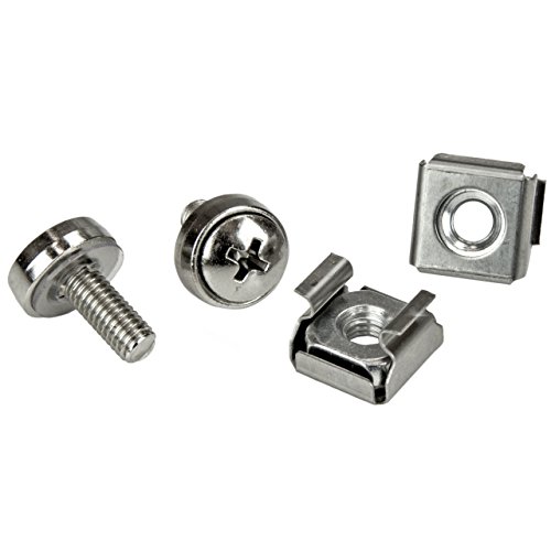 StarTech.com M5-Montageschrauben und Käfigmuttern für Serverschrank / Rack - 50 St. von STARTECH.COM