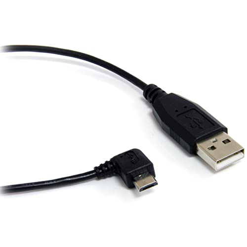 StarTech.com Micro USB Kabel (USB A auf Micro B rechts gewinkelt, 30 cm) von StarTech.com