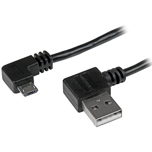 StarTech.com Micro USB Kabel mit rechts gewinkelten Anschlüssen, Stecker/Stecker, 1m, USB A zu Micro B Anschlusskabel StarTech.com Micro USB Kabel mit rechts gewinkelten Anschlüssen, Stecker/Stecker, 1m, USB A zu Micro B Anschlusskabel von StarTech.com