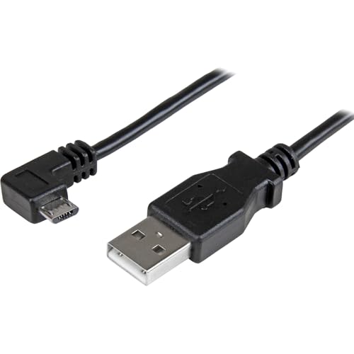 StarTech.com Micro USB Lade/Sync-Kabel - St/St - Micro USB rechts gewinkelt - 2m - USB auf Micro USB Ladekabel von StarTech.com