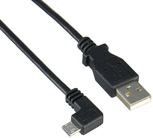 StarTech.com Micro USB Lade- und Sync-Kabel St/St - Links gewinkelt Micro-USB - 0,5m von StarTech.com
