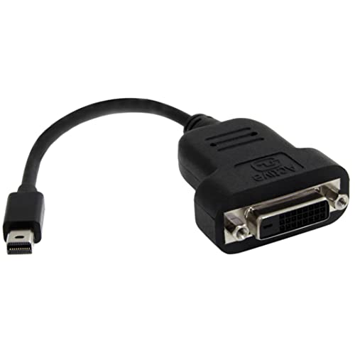 StarTech.com Mini-DisplayPort auf DVI-Adapter - Mini-DisplayPort auf DVI-Aktivadapter - DVI auf mini DisplayPort - Thunderbolt auf DVI - Mini-Display-Port auf DVI - Monitoradapter (MDP2DVIS) von StarTech.com