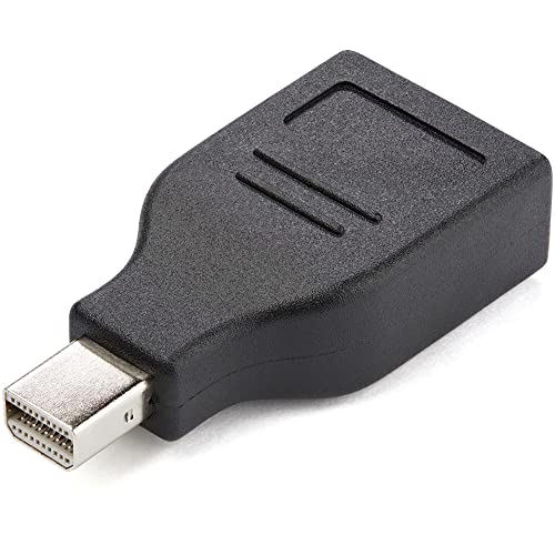 StarTech.com Mini DisplayPort auf DisplayPort Adapter / Konverter, St/Bu, Mini DP (Stecker) zu DP (Buchse), Schwarz von StarTech.com