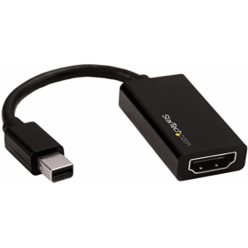 StarTech.com Mini DisplayPort auf HDMI Adapter - Aktiver mDP 1.4 zu HDMI 2.0 Video Kabel - 4K 60Hz - Mini DP oder Thunderbolt 1/2 auf HDMI Monitor/Bildschirm - mDP auf HDMI Dongle (MDP2HD4K60S) von StarTech.com