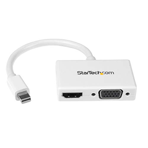StarTech.com Mini DisplayPort auf HDMI und VGA - Mini-DisplayPort auf VGA-Adapter - Mini-DisplayPort-Splitter - mDP-Adapter - Mini-DisplayPort-Adapter - Monitoradapter (MDP2HDVGAW) von StarTech
