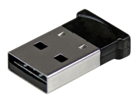 StarTech.com Mini USB Bluetooth 4.0 Adapter - Klasse 1 Bluetooth Wireless Dongle - 50m, Kabellos, USB, Bluetooth, 3 Mbit/s, Schwarz von StarTech.com