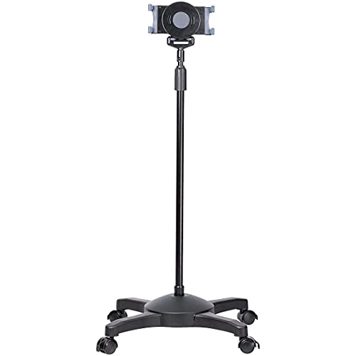 StarTech.com Mobile Tablet Stand with Lockable Wheels - Height Adjustable - Universal Rolling Floor Stand for Tablets from 7 to 11 inch, Portable Tablet Stand w/Detachable Tablet Holder(STNDTBLTMOB) von StarTech.com