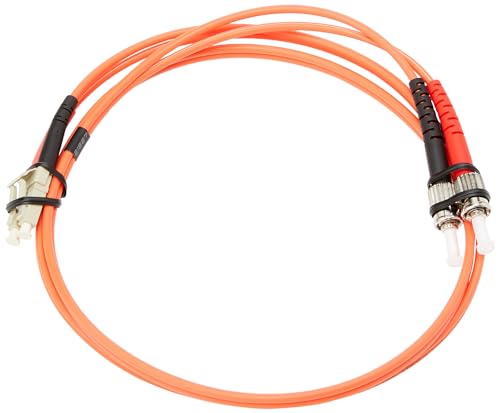 StarTech.com Multimode LC auf ST Glasfaserkabel 1m - LWL / Glasfaser 50/125µ Duplex Patchkabel - Netzwerkkabel LC - ST Orange von StarTech.com