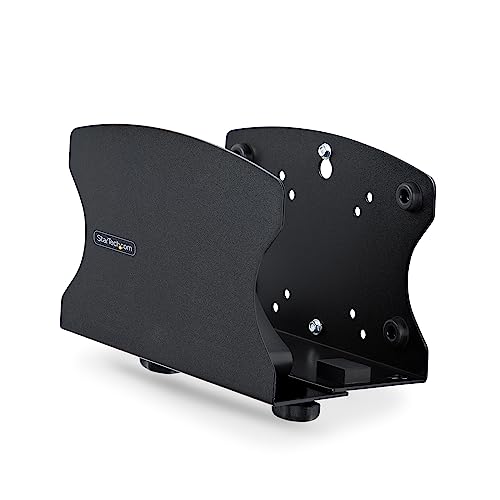 StarTech.com PC-Wandhalterung, für Computer bis zu 18 kg, werkzeuglos Verstellbare Breite (50 bis 200 mm), PC Wandmontage für Mini PC/Tower, Computer Wand-/Schreibtischhalterung (2NS-CPU-WALL-MOUNT) von StarTech.com
