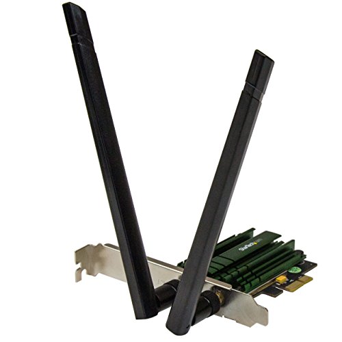 StarTech.com PCI Express WLAN AC1200 Karte - PCIe 802.11a/b/g/n/ac WiFi Dualband Netzwerkkarte - 2,4 / 5GHz von STARTECH.COM
