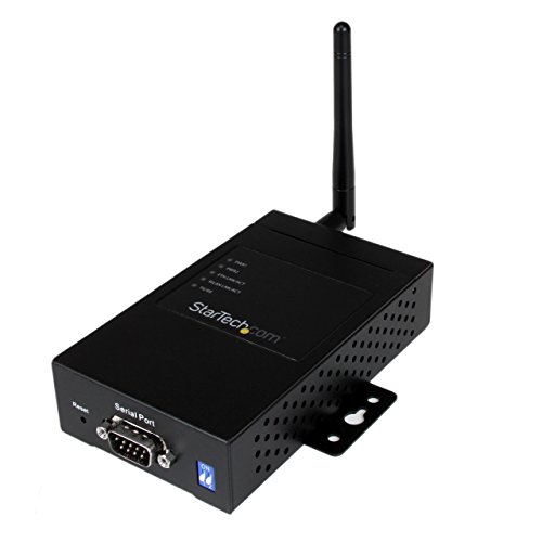 StarTech.com RS-232/422/485 Seriell über IP Ethernet Wireless Geräteserver mit redundanten Strom, Seriell WiFi 802.11 b/g Geräteserver von StarTech.com