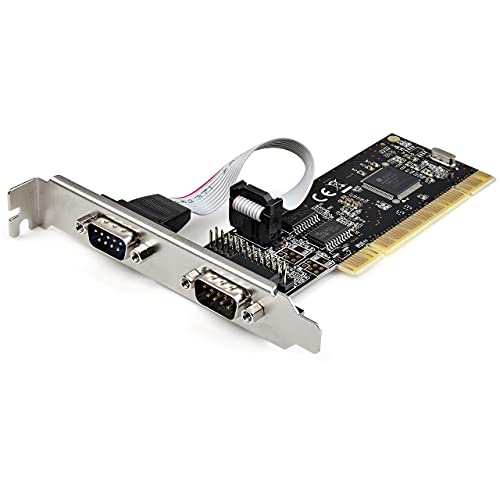 StarTech.com RS232 PCI Karte - PCI auf 2 Serielle Port-Karte - PCI 2-Port DB9 Serielle Controller-Karte RS232 - Schnittstellenkarte - PCI Expansion - Erweiterungskarte für Desktops (PCI2S1P2) von StarTech.com