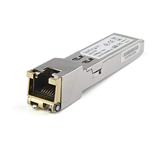 StarTech.com RXGETSFPST Transceiver Modul (SFP Module, 1000Base-T Dell EMC kompatibel, Glasfaser, RJ-45 Kupfer mit DDM) von StarTech.com