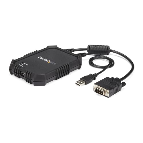 StarTech.com Robustes USB Crash Cart Adapter - Portables KVM Adapter - Laptop KVM Konsole für Headless Geräte/Server/ATM/POS/Embeded - Laptop KVM Konsole konverter - KVM Console Adapter (NOTECONS02X) von StarTech.com