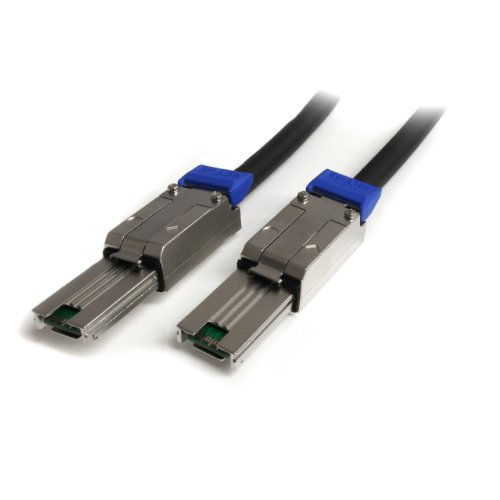 StarTech.com SAS Kabel extern SFF-8088 to SFF-8088 Mini SAS Kabel (26pin) 1m Anschlusskabel - 2 x SFF-8088 (26pin Mini SAS) Plug von StarTech.com