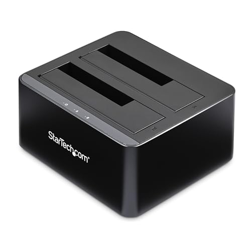 StarTech.com SATA Festplatten Dockingstation für 2x 2,5/3,5" SATA SSDs/HDDs - USB 3.0 - HDD Docking Station StarTech.com SATA Festplatten Dockingstation für 2x 2,5/3,5" SATA SSDs/HDDs - USB 3.0 - HDD Docking Station von StarTech
