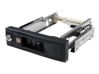 StarTech.com SATA Wechselrahmen trägerlos - Mobiles Hot Swap Festplatten Speicher Rack 3,5, 13,3 cm (5.25 Zoll), Frontblende, 3.5 Zoll, SATA, Serial ATA II, Serial ATA III, Schwarz, Aluminium, PU-Kunststoff von StarTech.com