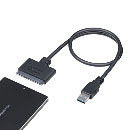 StarTech.com SATA auf USB Kabel - USB 3.0 auf 2.5" SATA III Festplatten Adapter - Externer Konverter für SSD/HDD Datenübertragung (USB3S2SAT3CB) von StarTech.com